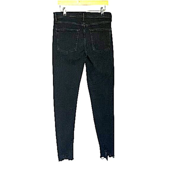 Agolde Women's High Rise Black Jeans - Picture 3 of 7